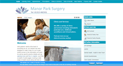 Desktop Screenshot of manorparksurgery.com